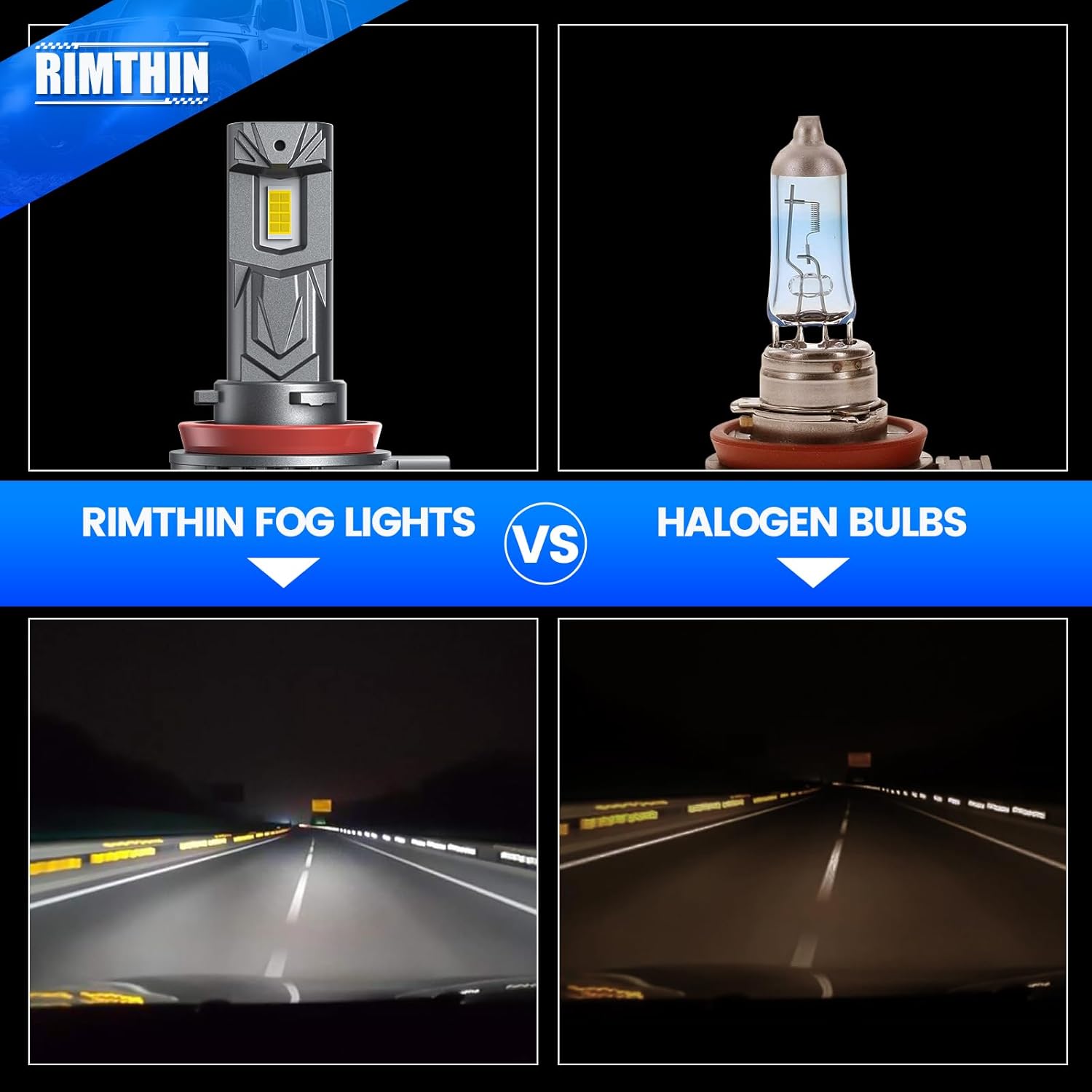Thumbnail 5 de rimthin H11 Fog Light Bulbs 50,000h