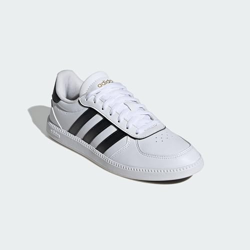 Thumbnail 4 de adidas Breaknet Sleek Shoes femme - FTWR White/Core Black/Gold Met. - 38 EU
