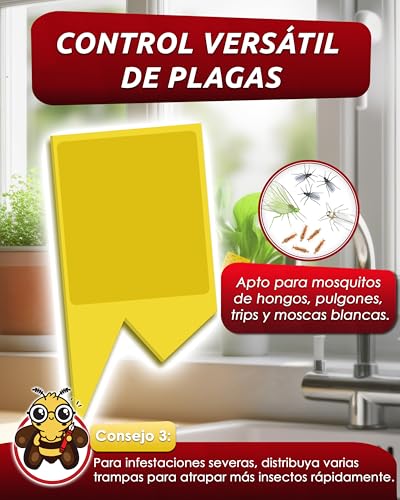 Thumbnail 4 de PIC Trampas Cromáticas Amarillas 60x – Adhesivas para Moscas del Sustrato
