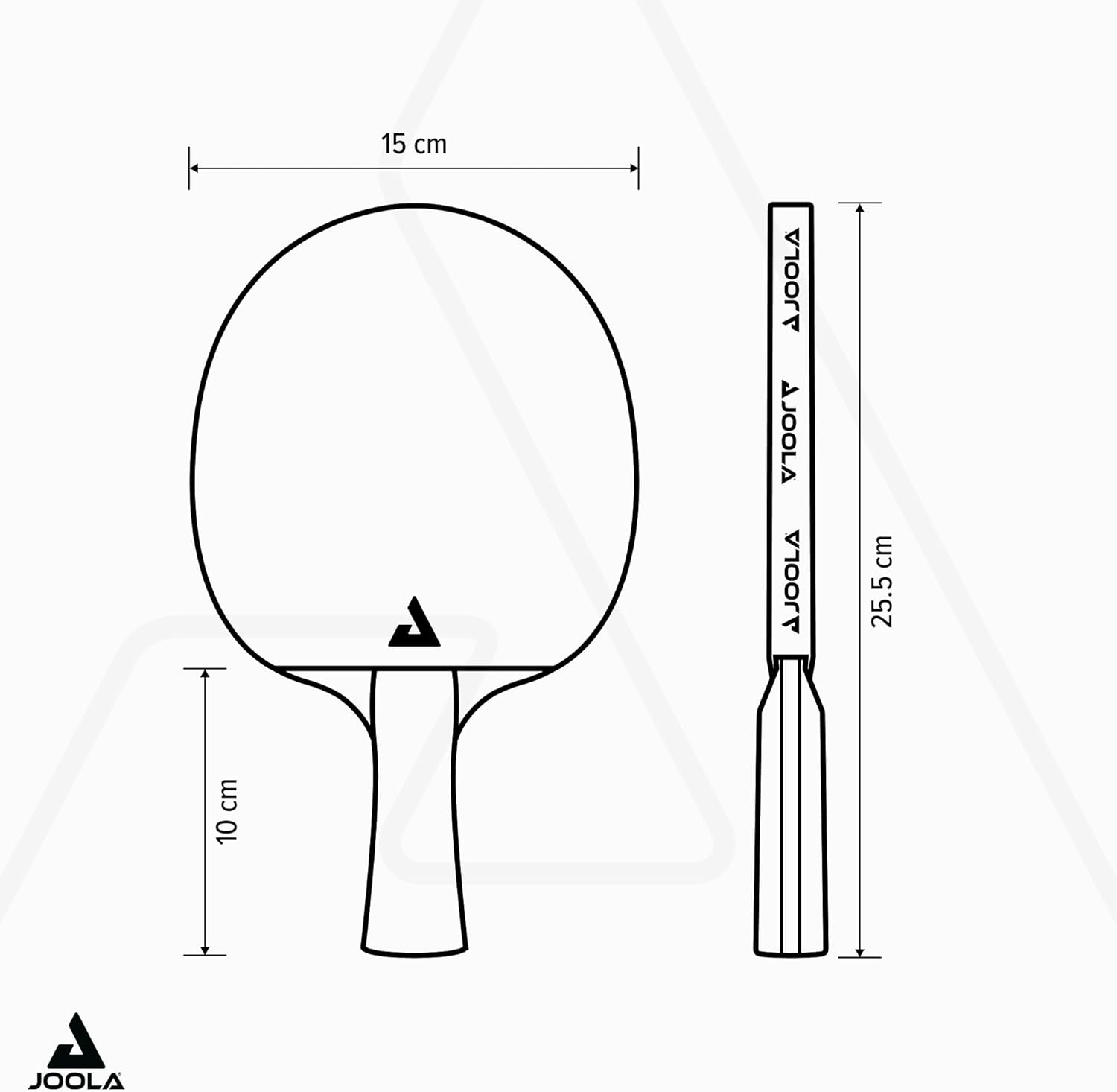 Thumbnail 2 de JOOLA Duo Carbon Tischtennis Set – 2 Schläger, 3 Bälle, Hülle (6-teilig)