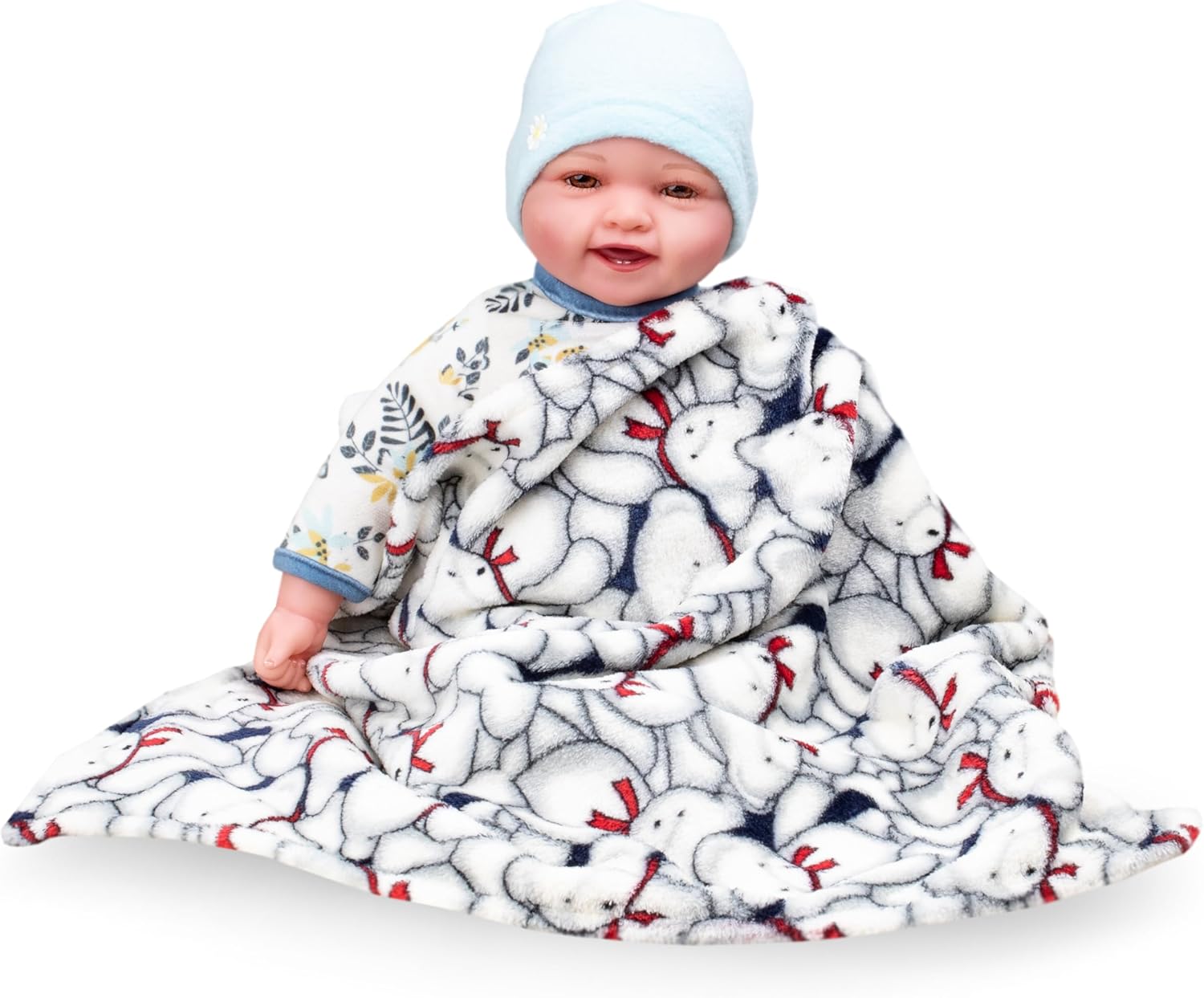Thumbnail 6 de PinkZebra Kuscheldecke Baby Decke 70 x 100 cm – Flauschige Fleecedecke für Buggy, Auto und Kinderbett