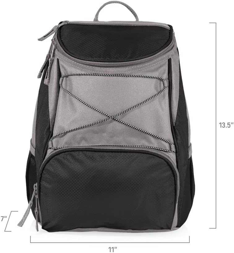 Detalle 2 de Picnic Time NCAA PTX Backpack Cooler — soft-sided insulated cooler bag for tailgates, day hikes, and beach days