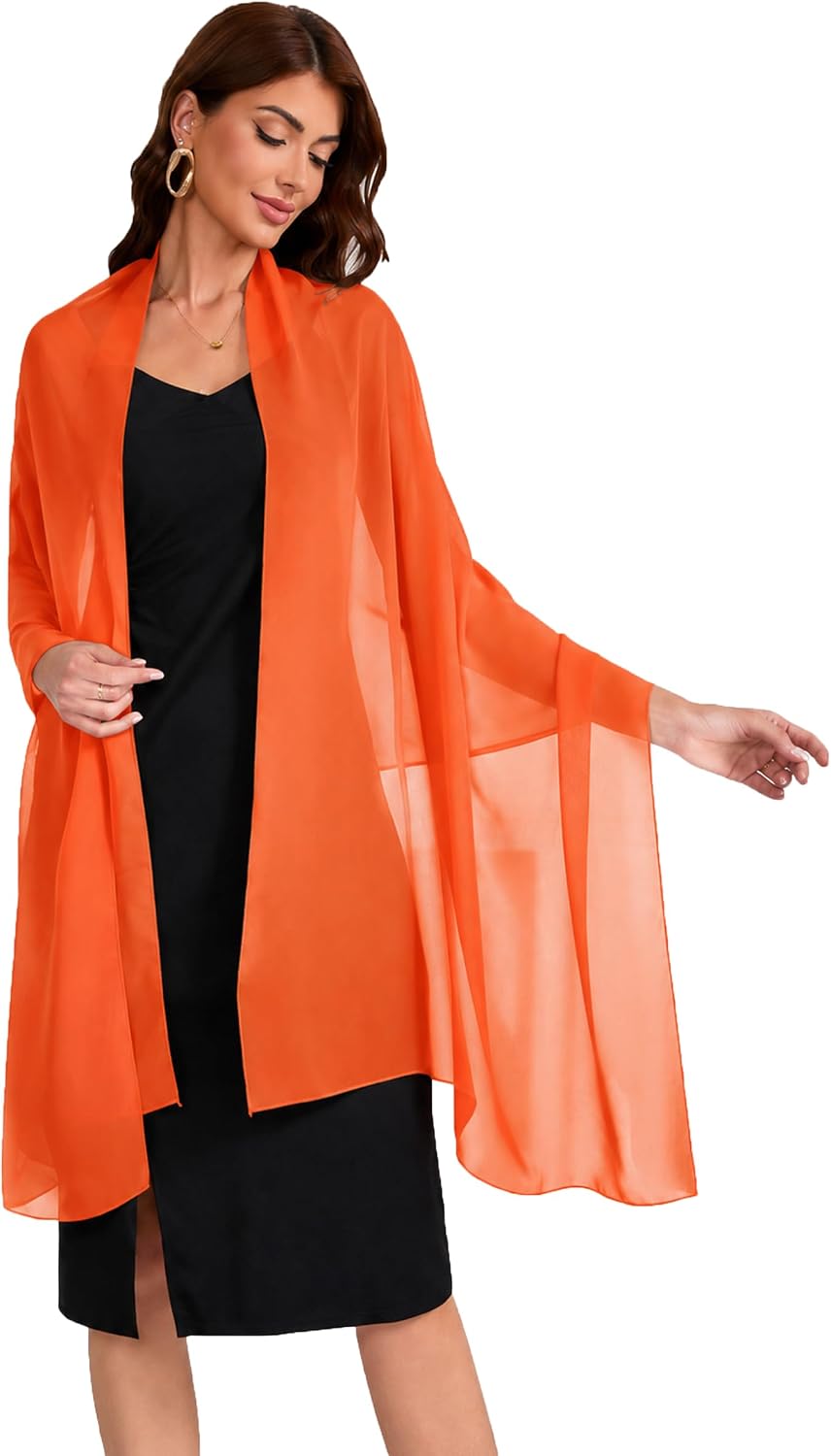 Detalle de Chiffon Evening Shawl