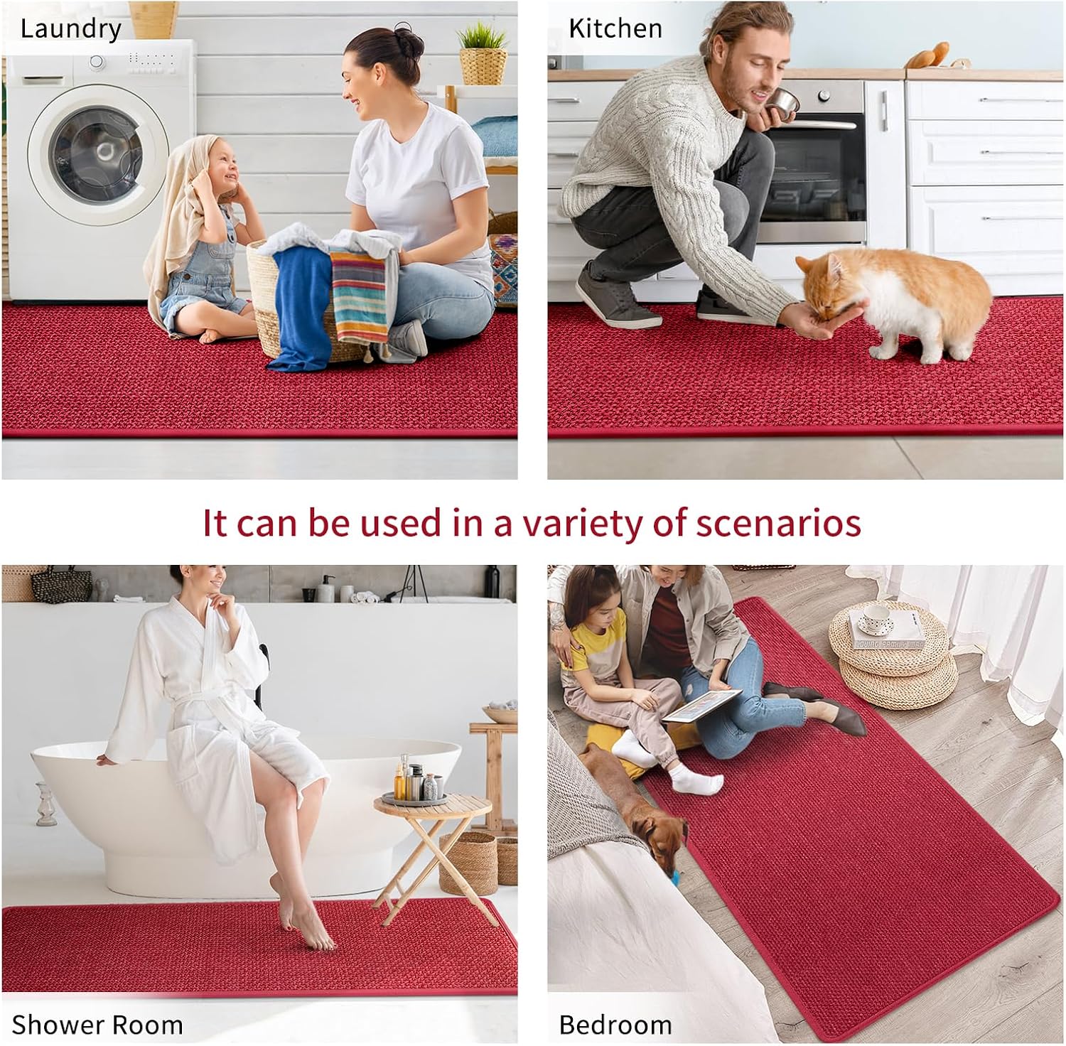 Thumbnail 6 de YDKGL Kitchen Mats for Floor — 17x59, Super Absorbent, Non-Slip & Washable