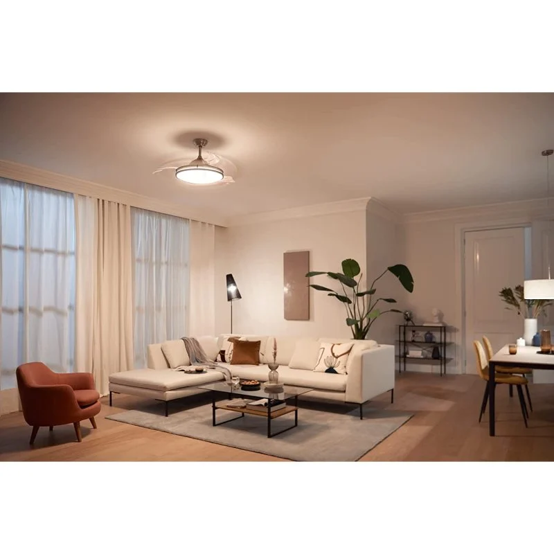 Thumbnail 2 de Philips Lighting Atlas ventilador techo 106 cm níquel 🪫