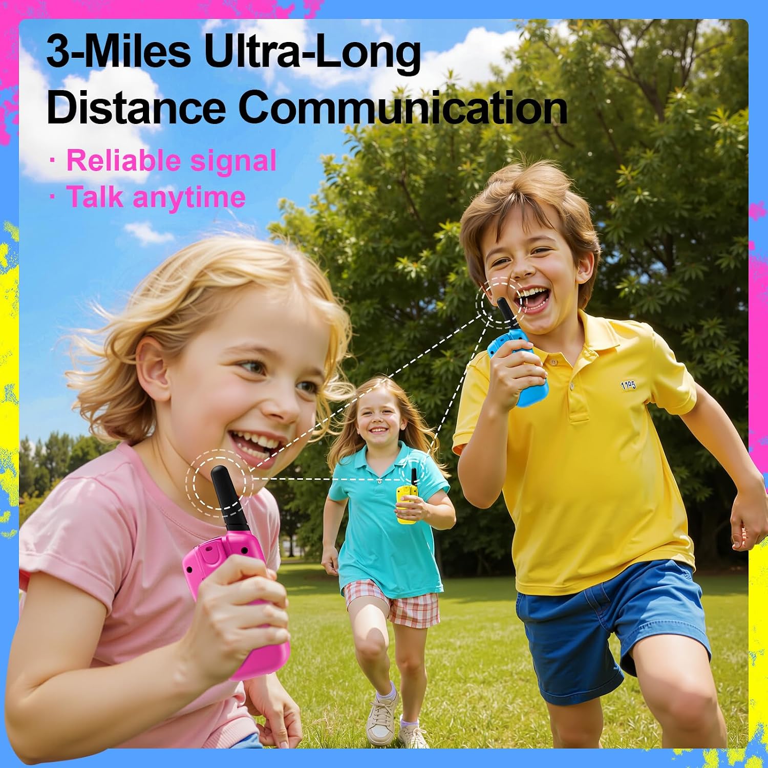 Thumbnail 1 de Walkie Talkies 3-Mile Range for Kids