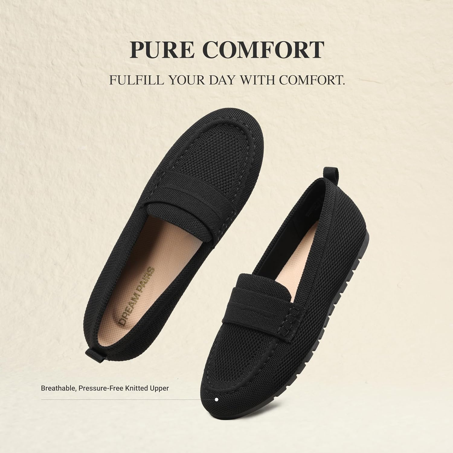 Thumbnail 5 de DREAM PAIRS Mocassini da Donna in Maglia Penny – Slip-On comodi per lavoro e passeggio