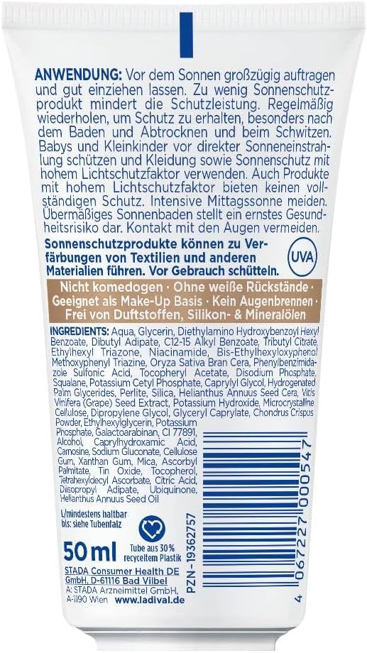 Thumbnail 1 de LADIVAL Sonnenschutz Lotion LSF 50 für trockene Haut – wasserfeste Sonnencreme bei Neurodermitis-Neigung