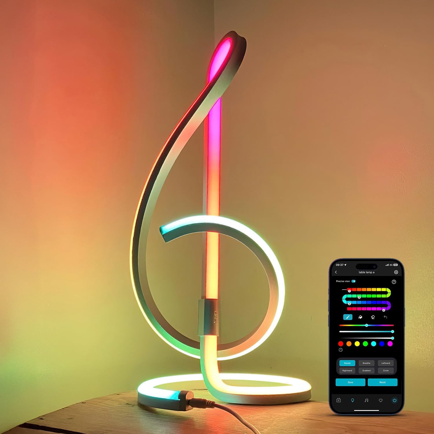 Detalle de Lepro smart table lamp TB2