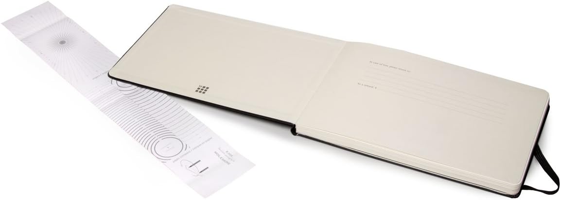 Detalle de Moleskine Art Collection Aquarell-Album, 13 x 21 cm, 72 Seiten, Hardcover, schwarz