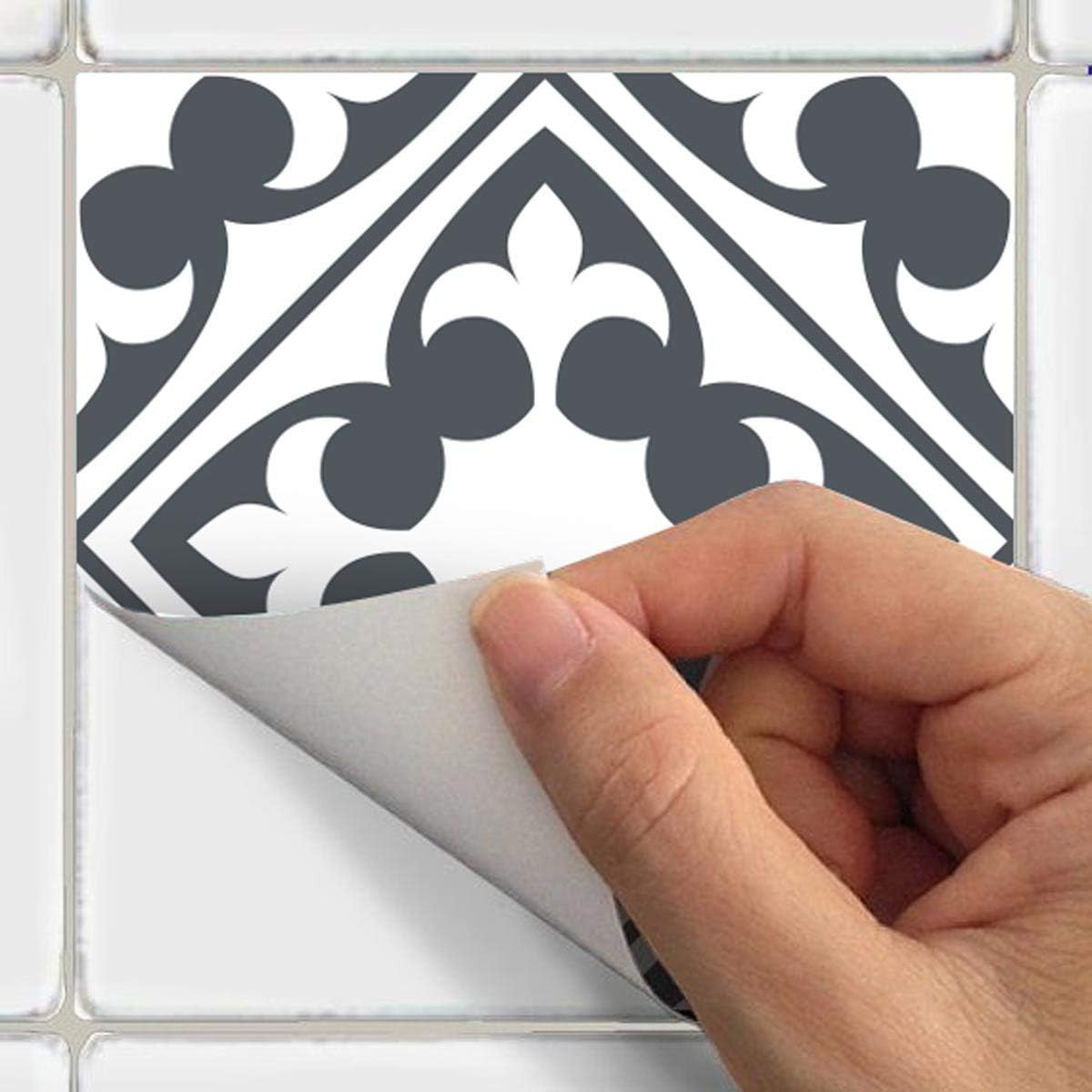 Detalle de Sticker carrelage ciment 15 x 15 cm 🏠