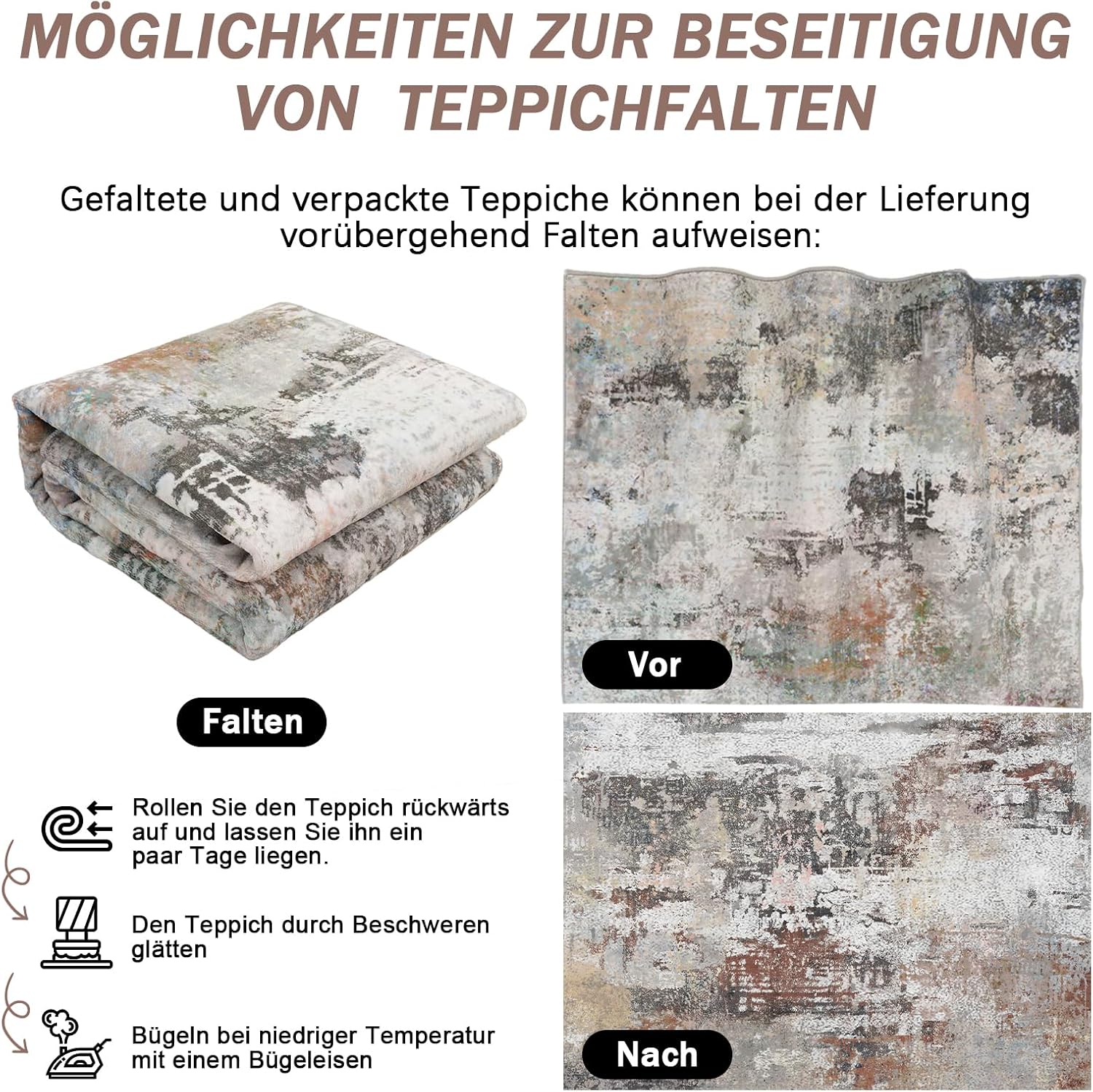 Detalle 2 de MAST DOO Kurzflor Teppich 160x230 cm