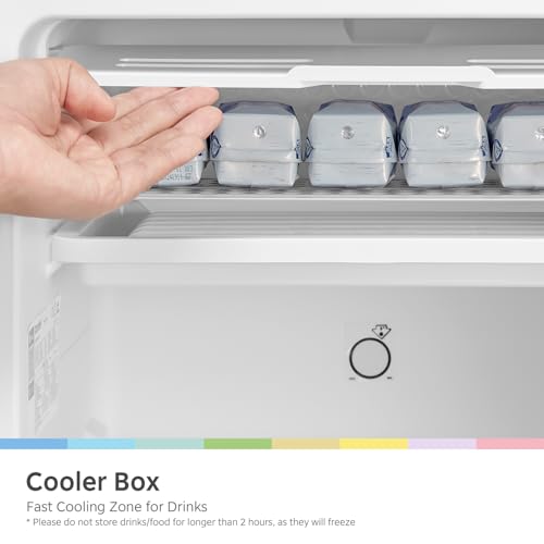 Detalle 2 de COMFEE' 93L Under Counter Fridge with Cooler Box (RCD93WH2UK(E))