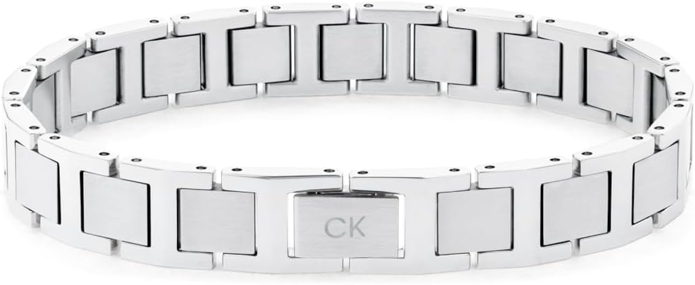 Detalle de Calvin Klein Gliederarmband Herren ENHANCE aus Edelstahl – 195 mm Innenumfang, verstellbar