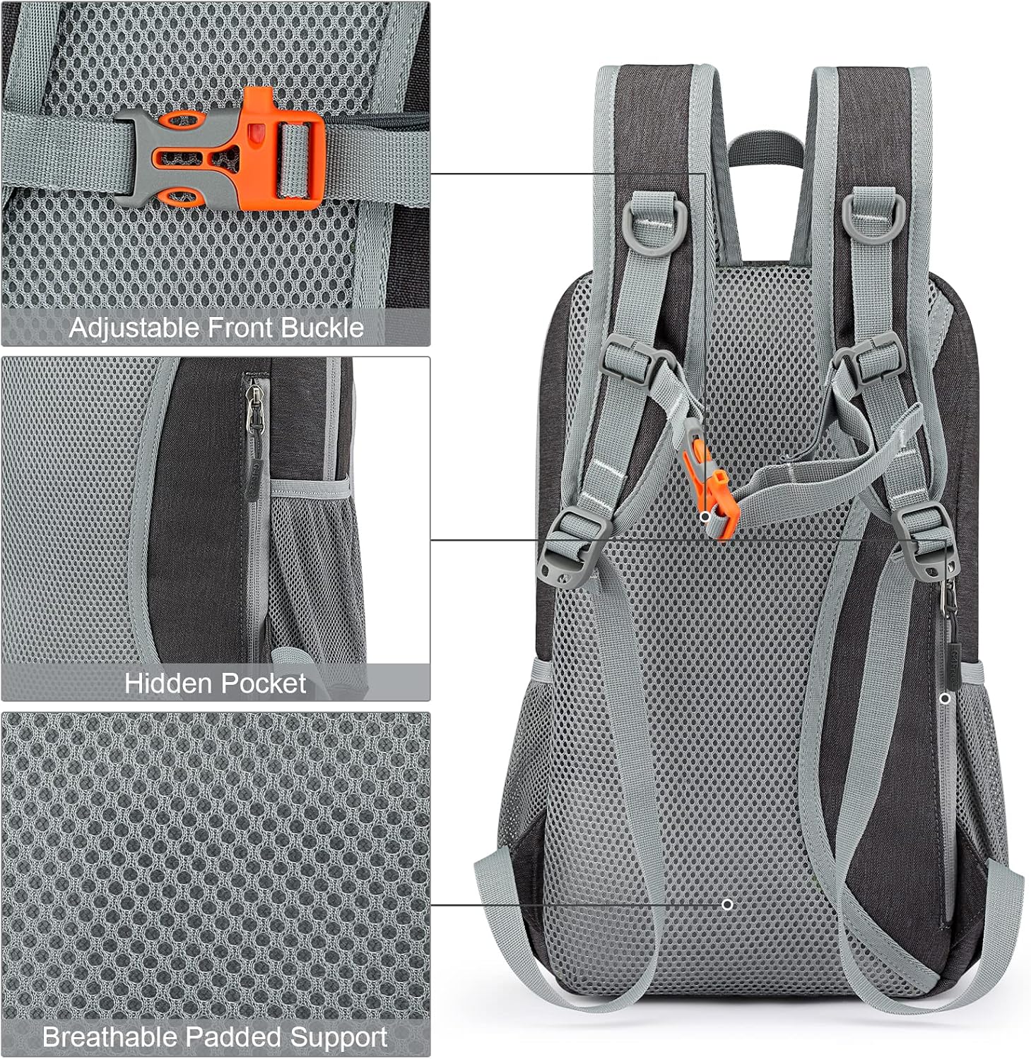 Detalle de G4Free 10L Small Backpack: Multi‑Purpose Daypack for Travel, Hiking, and Everyday Adventures