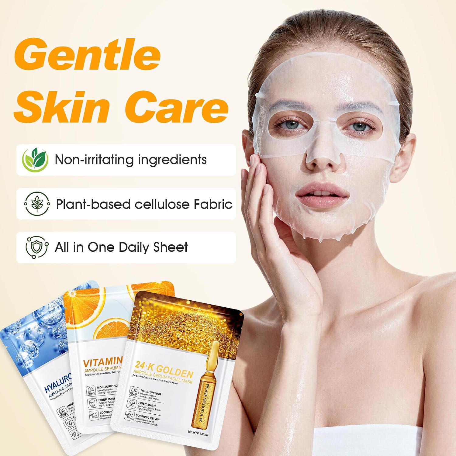 Thumbnail 5 de Masque visage anti ride 15 masques