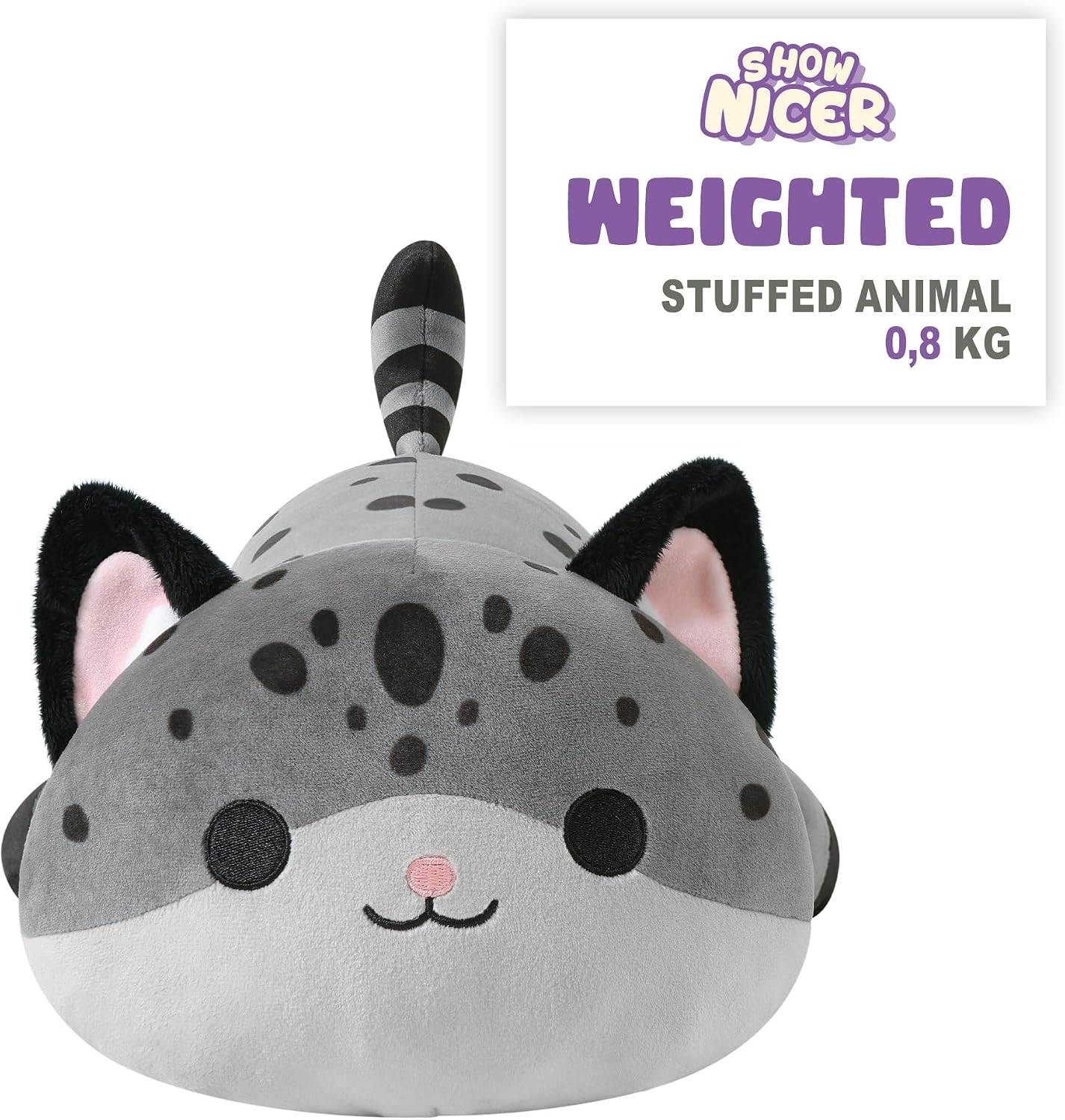 Detalle 2 de Shownicer Gewichtskuscheltier Katze 35 cm