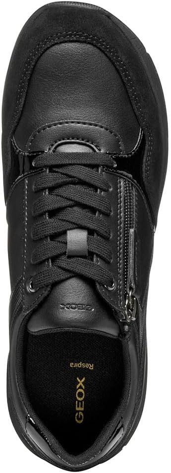 Thumbnail 6 de Geox D Bulmya BasketFemme : baskets à lacets avec fermeture éclair et semelle perforée