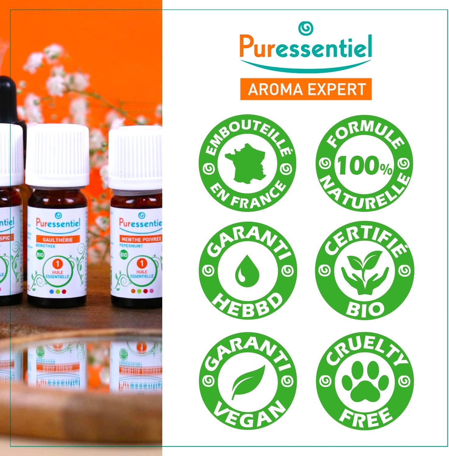 Thumbnail 3 de Puressentiel Olio Essenziale di Pompelmo 10 ml – per drenaggio e disintossicazione, BIO, Vegan e Cruelty Free