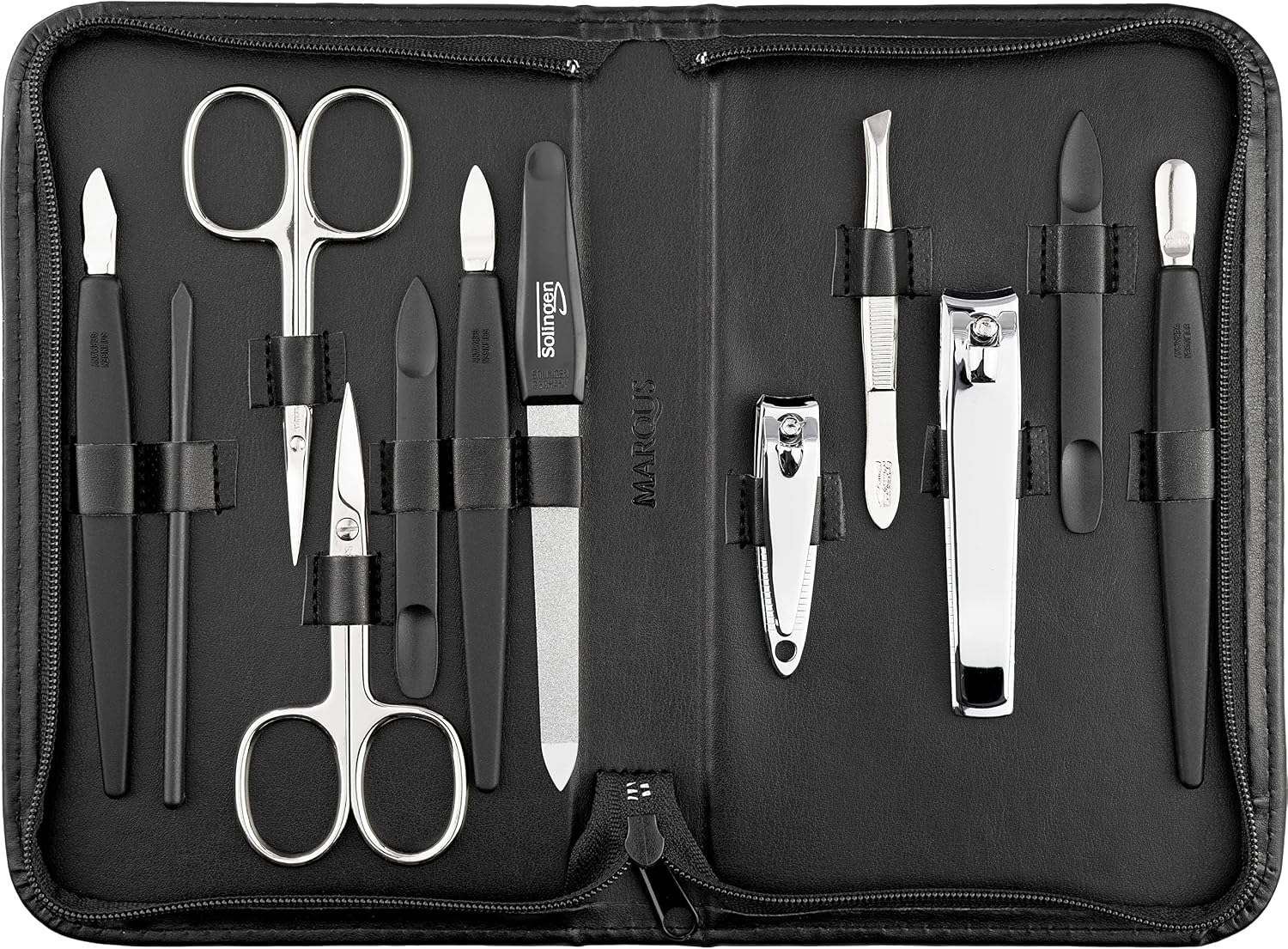 Thumbnail 6 de Solingen Kit Manicure Professionale – Set da 12 Pezzi per Uomo e Donna con Custodia in Similpelle