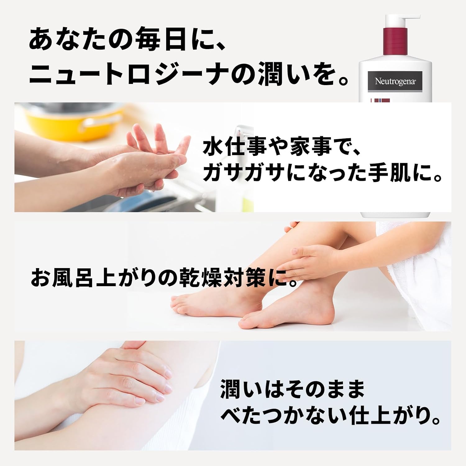 Detalle 1 de Neutrogena ノルウェーフォーミュラ インテンスリペア ボディクリーム 450ml 無香料・グリセリン配合