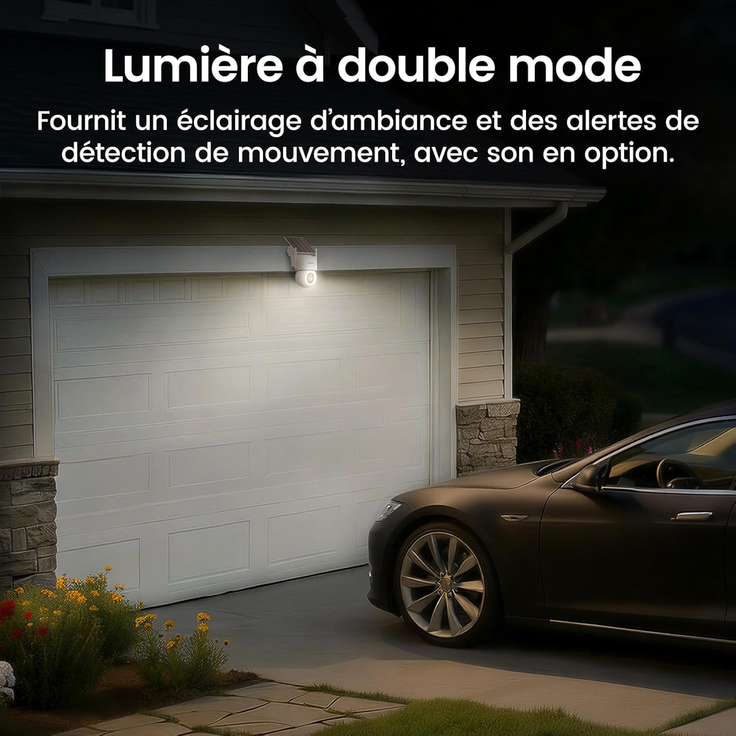 Thumbnail 4 de Aosu Caméra Surveillance WiFi Extérieure Sans Fil 4K 8MP avec Panneau Solaire – PTZ 360°, Détection PIR et Vision Nocturne en Couleur