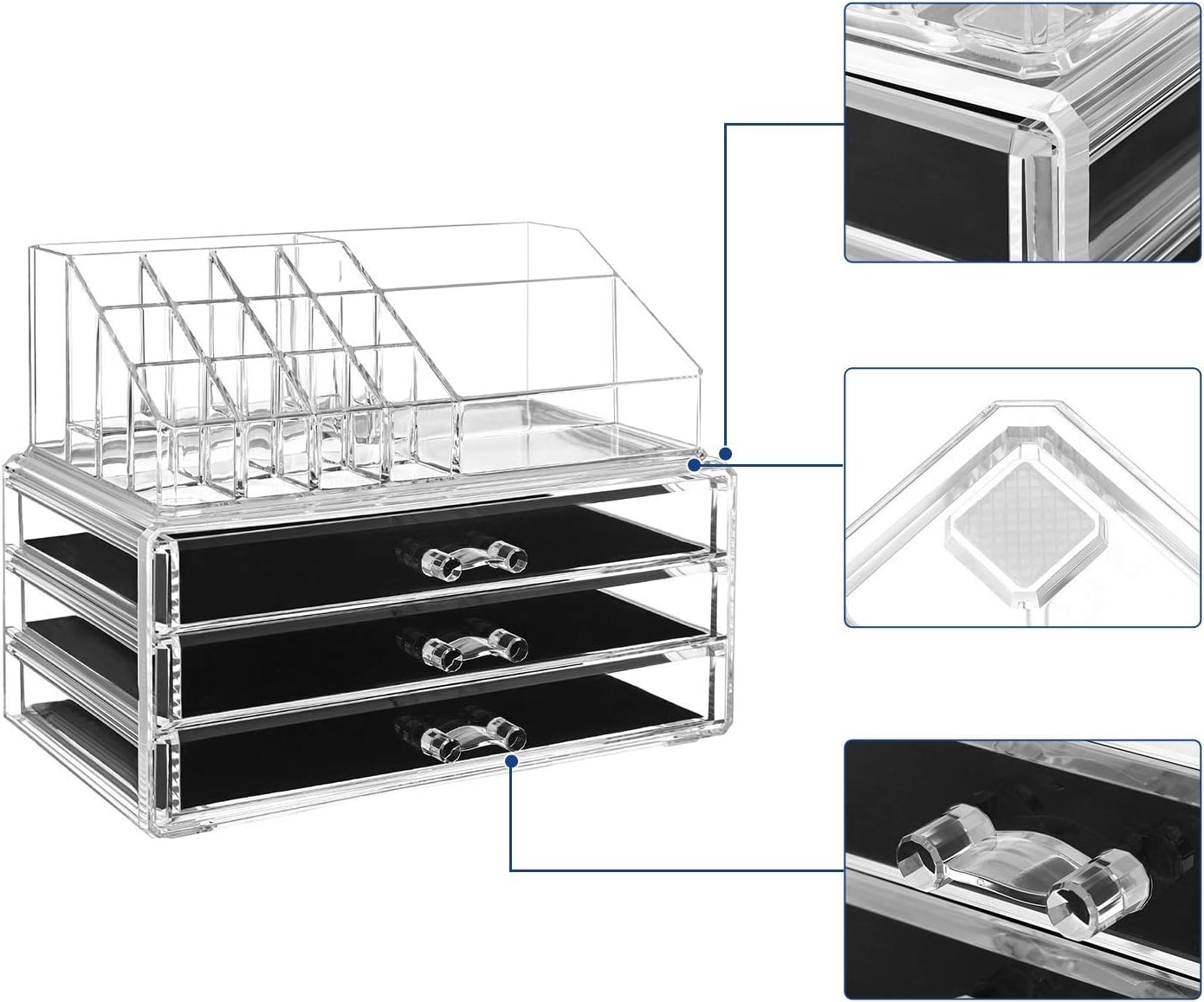Thumbnail 4 de SONGMICS Make-up Organizer JKA002TP
