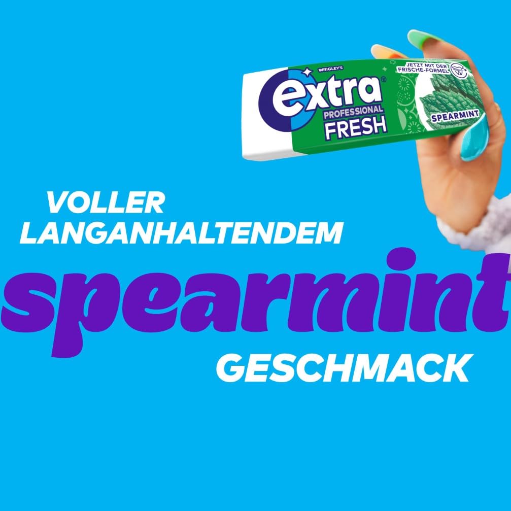 Thumbnail 2 de Extra Fresh Spearmint zuckerfreier Kaugummi 300 Stück 🍬