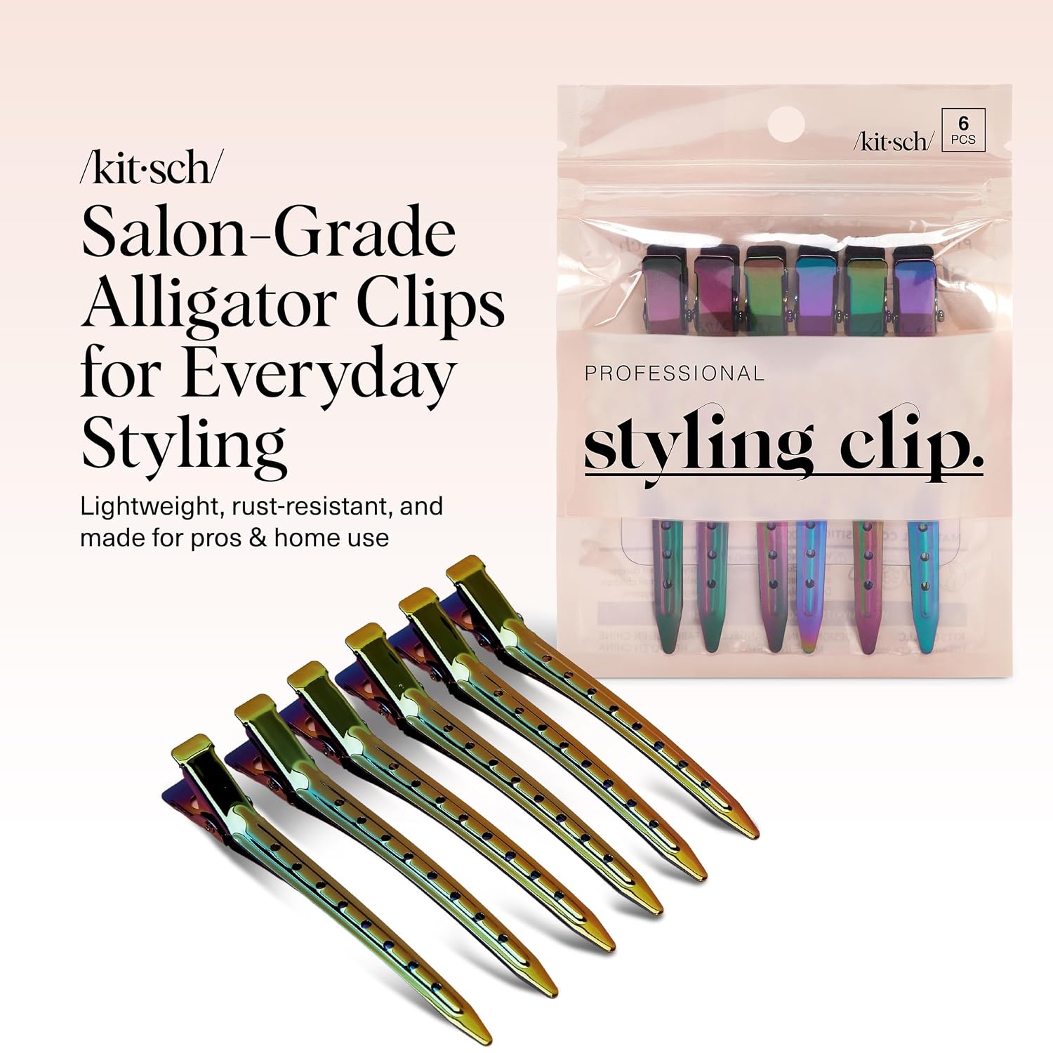 Detalle 2 de Kitsch Professional Alligator Clips 3.5" ๐โ