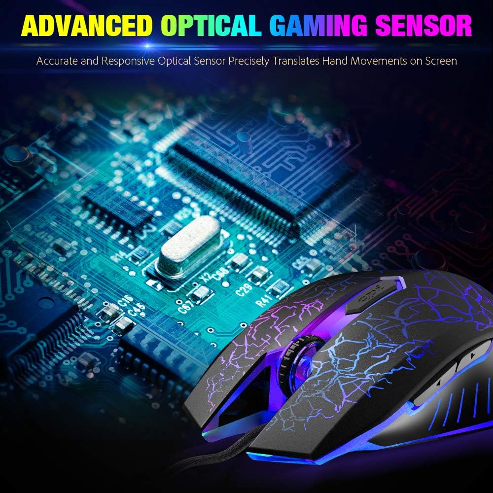 Thumbnail 6 de VersionTECH Gaming Mouse 3600 DPI, 6‑button ergonomic 🖱
