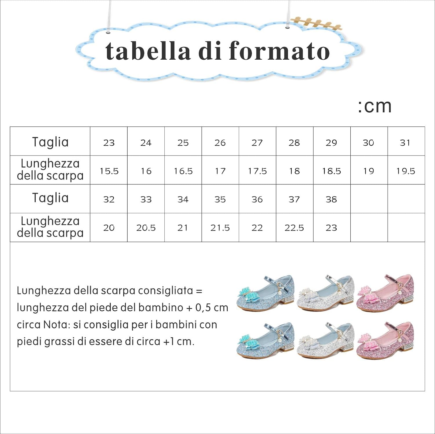 Thumbnail 6 de YOSICIL Principessa Scarpe con Tacco Rosa per Bambine