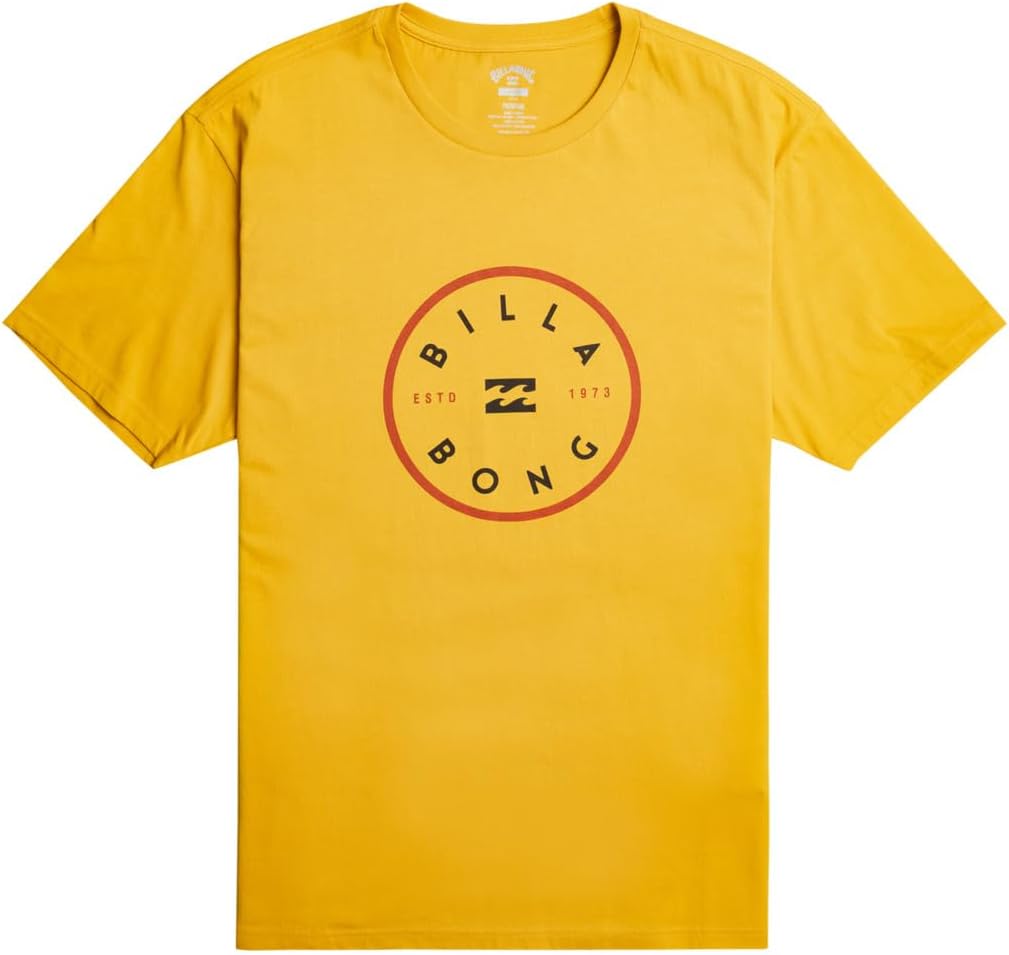 Detalle de Billabong Rotor SS T-Shirt Homme – Lot de 1 : simplicité décontractée et confort à l’usage