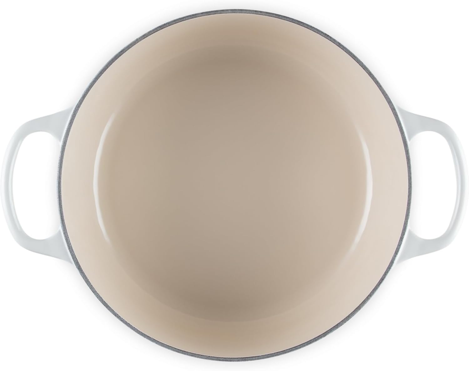 Thumbnail 2 de Le Creuset Signature Gusseisen-Bräter mit Deckel, Ø 24 cm, Rund – Meringue