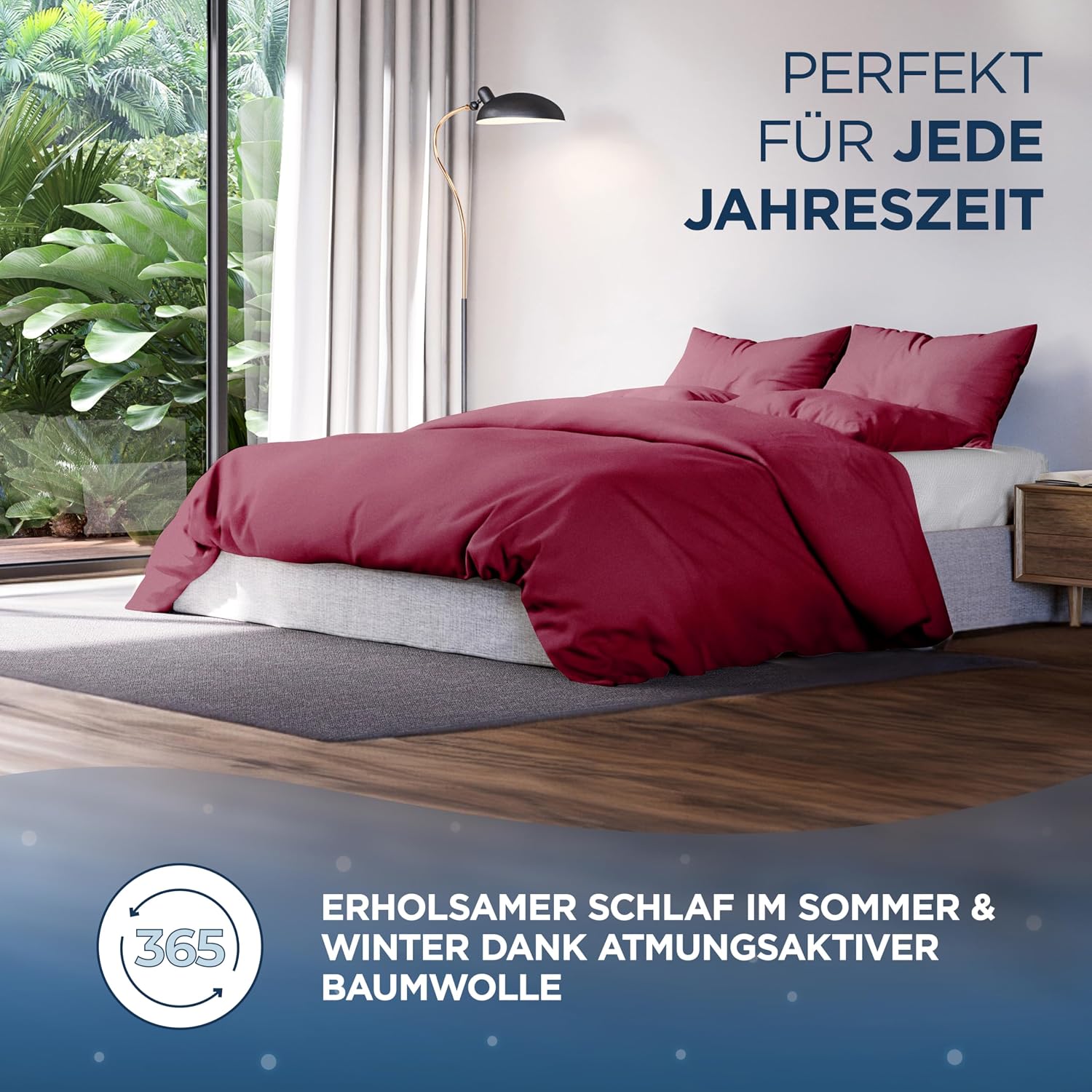 Thumbnail 2 de Samthus Kopfkissenbezug 70x90 Satin Baumwolle