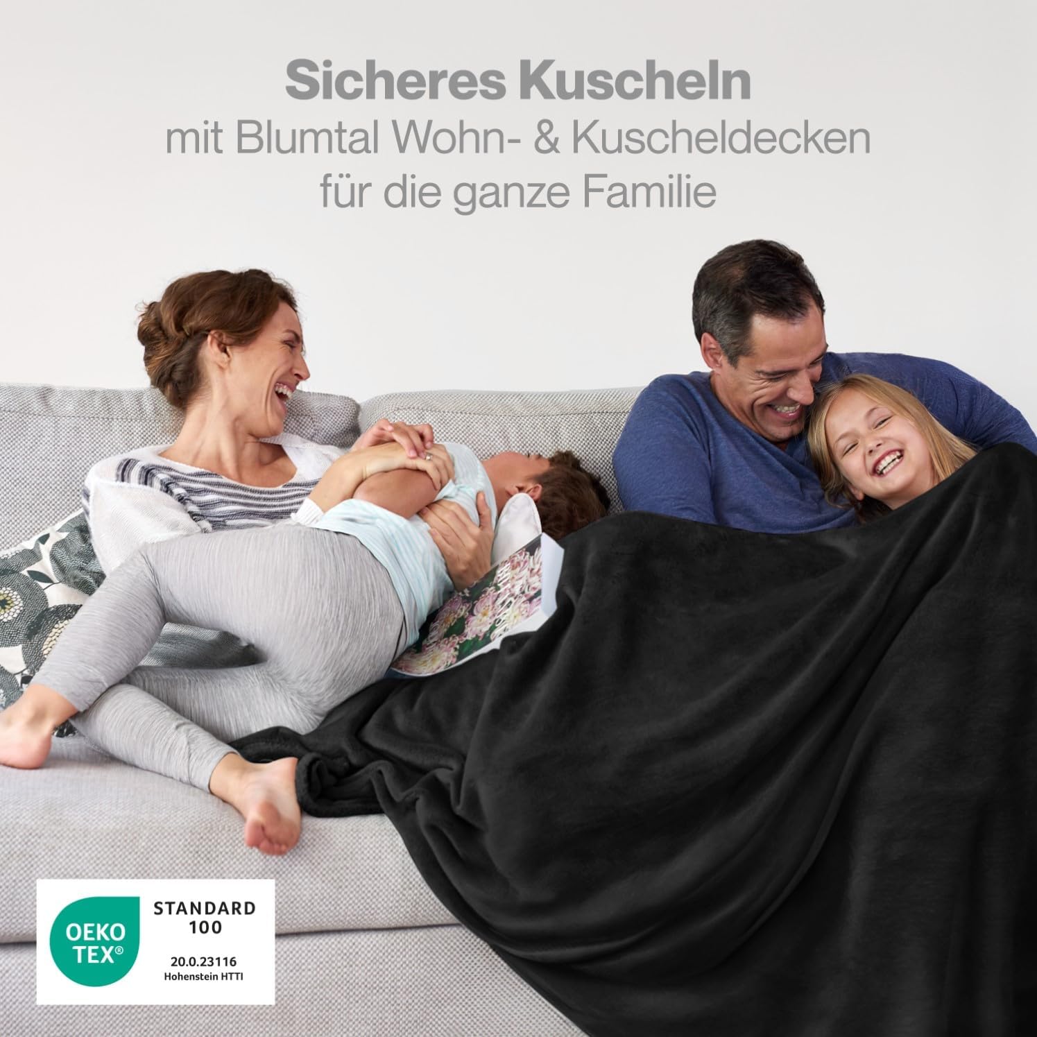 Thumbnail 1 de Blumtal Kuscheldecke flauschig 220x240 cm