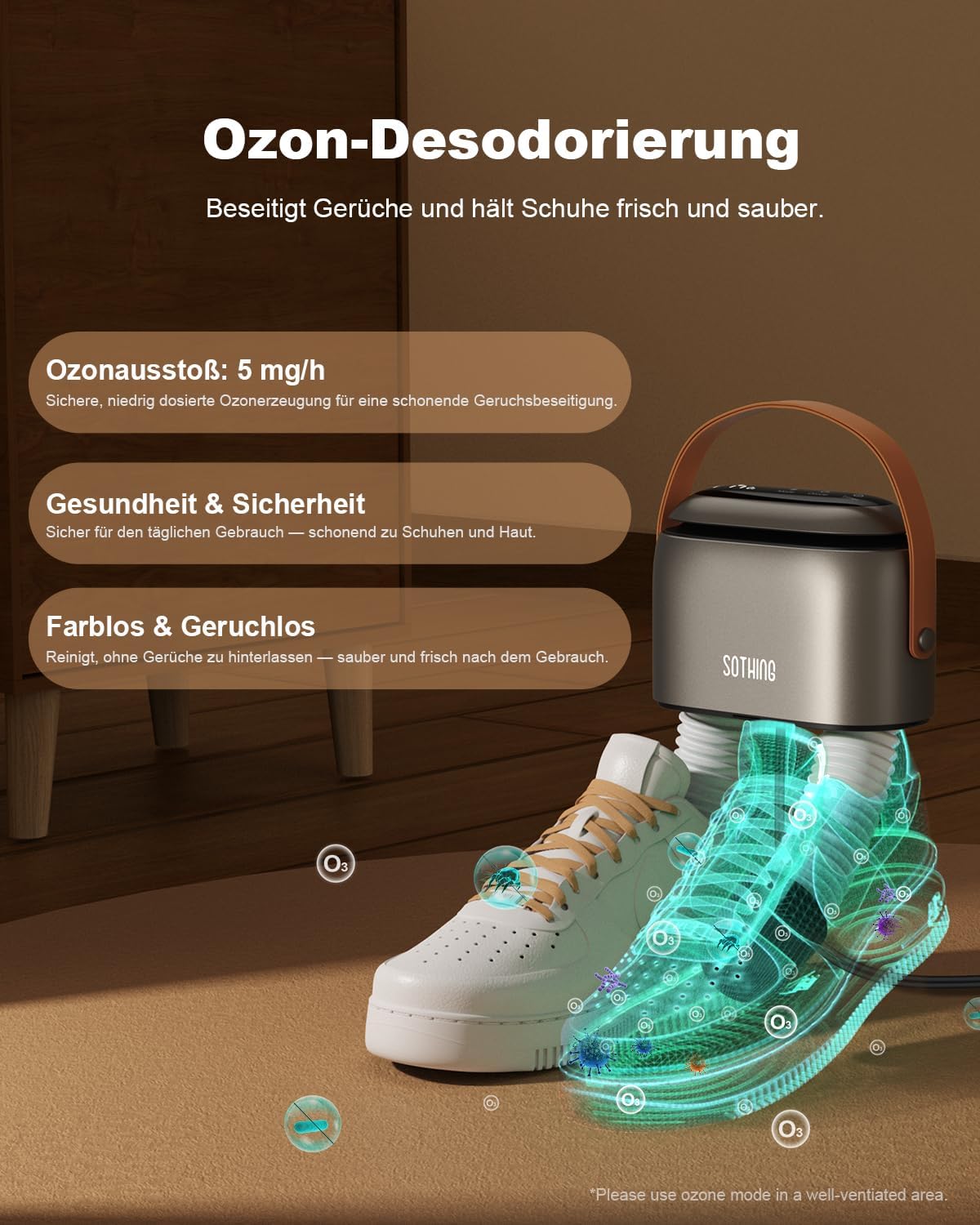 Detalle 2 de SOTHING Schuhtrockner 95W