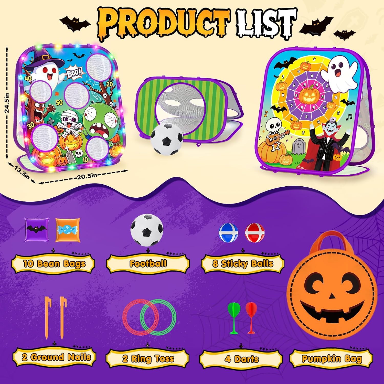 Thumbnail 6 de Bean Bag Toss Game for Kids