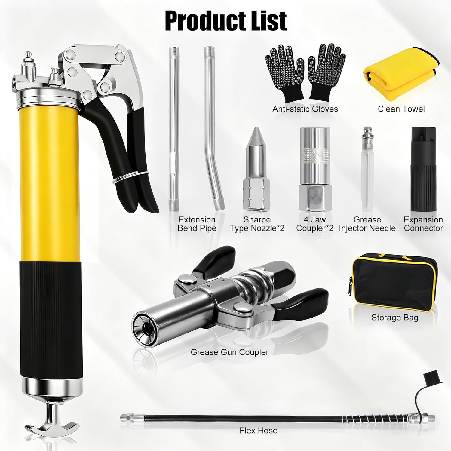 Detalle de Grease gun kit 8000 PSI