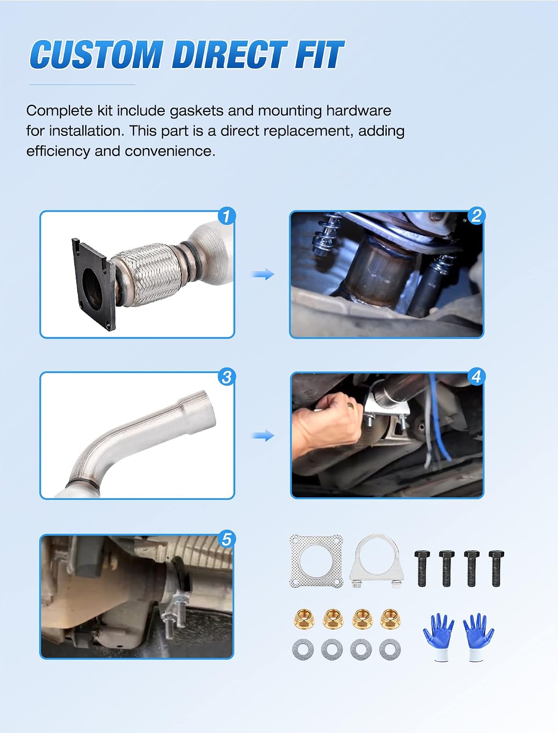 Detalle 2 de Nilight Catalytic Converter 3.8L Direct-Fit