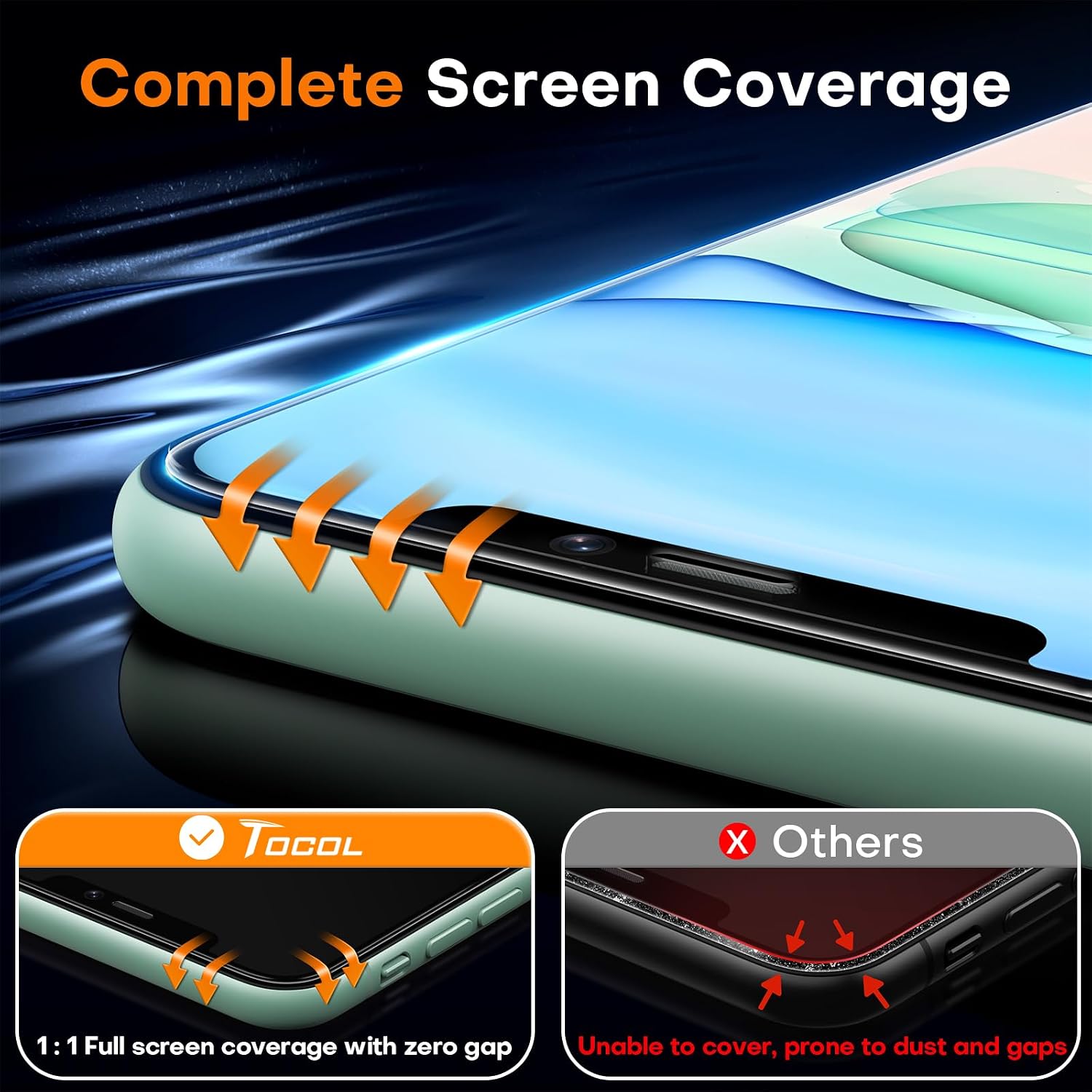 Detalle 2 de TOCOL iPhone 11 Screen Protector 6.1"