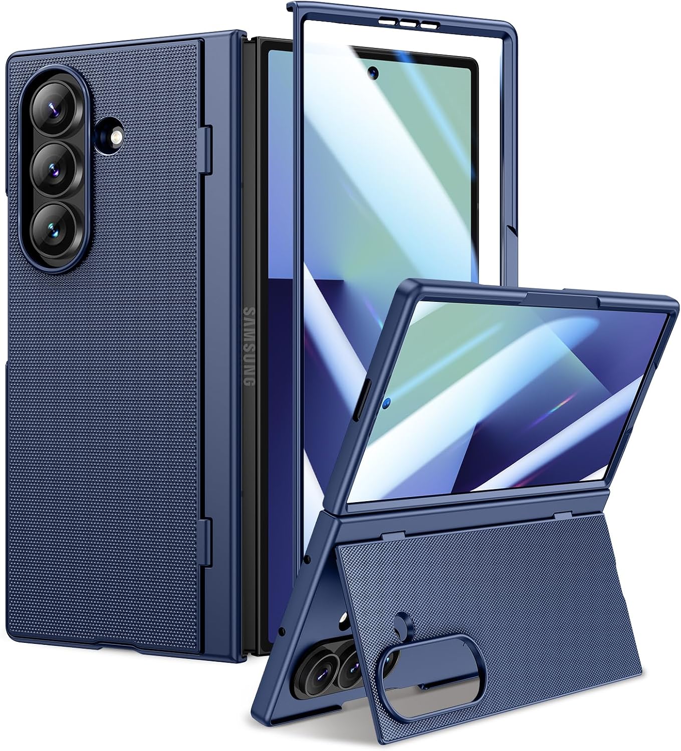 Detalle de Samsung Galaxy Z Fold 7 slim case with kickstand