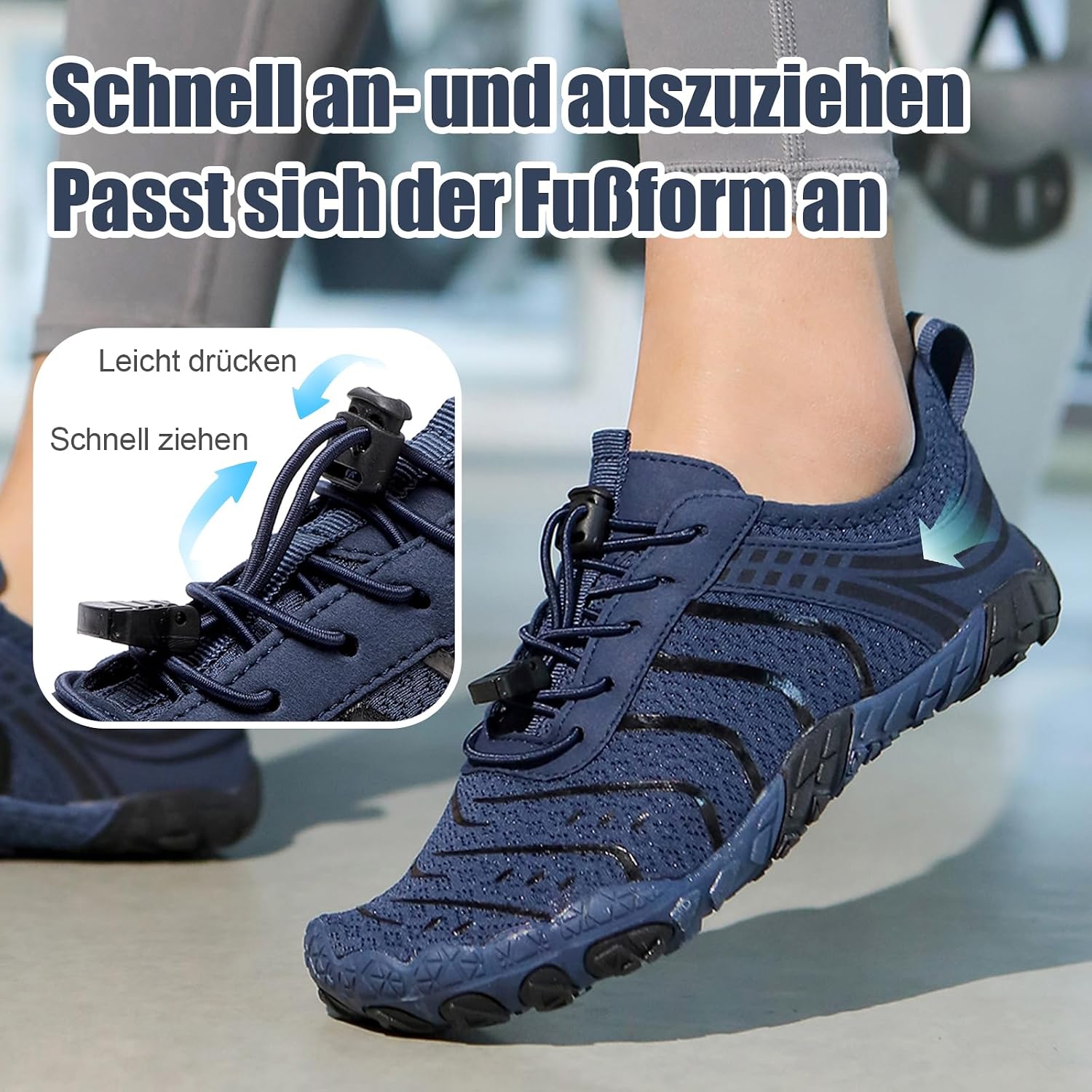 Detalle de Barefoot Shoes Quick Dry Aqua Shoes: Lightweight Water Shoes for Summer Adventures