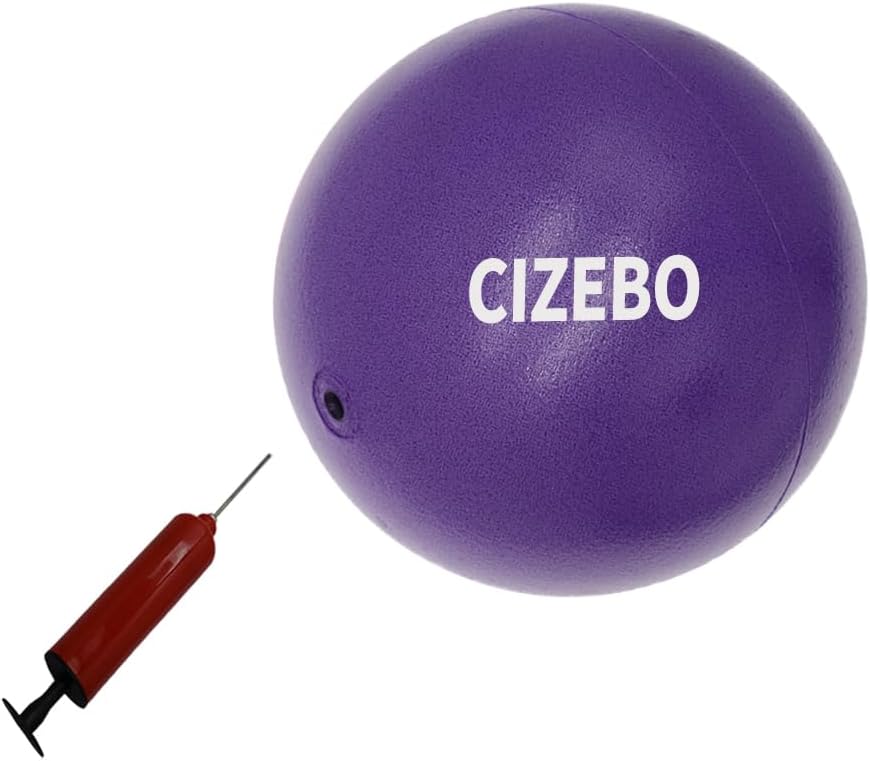 Detalle 2 de CIZEBO CZ-BAll-6IN-U 6-Inch Pilates Ball with Needle Pump, PVC, Purple