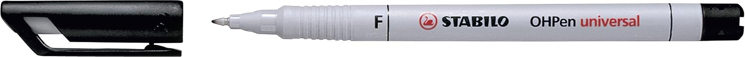 Detalle de STABILO Folienstift OHPen universal – wasserlöslich, 8er Pack, fein bis mittel
