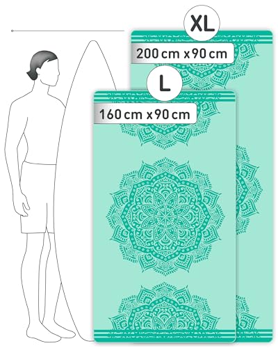 Detalle 2 de Fit-Flip Strandtuch XXL Mikrofaser: leicht, schnelltrocknend und sandfrei