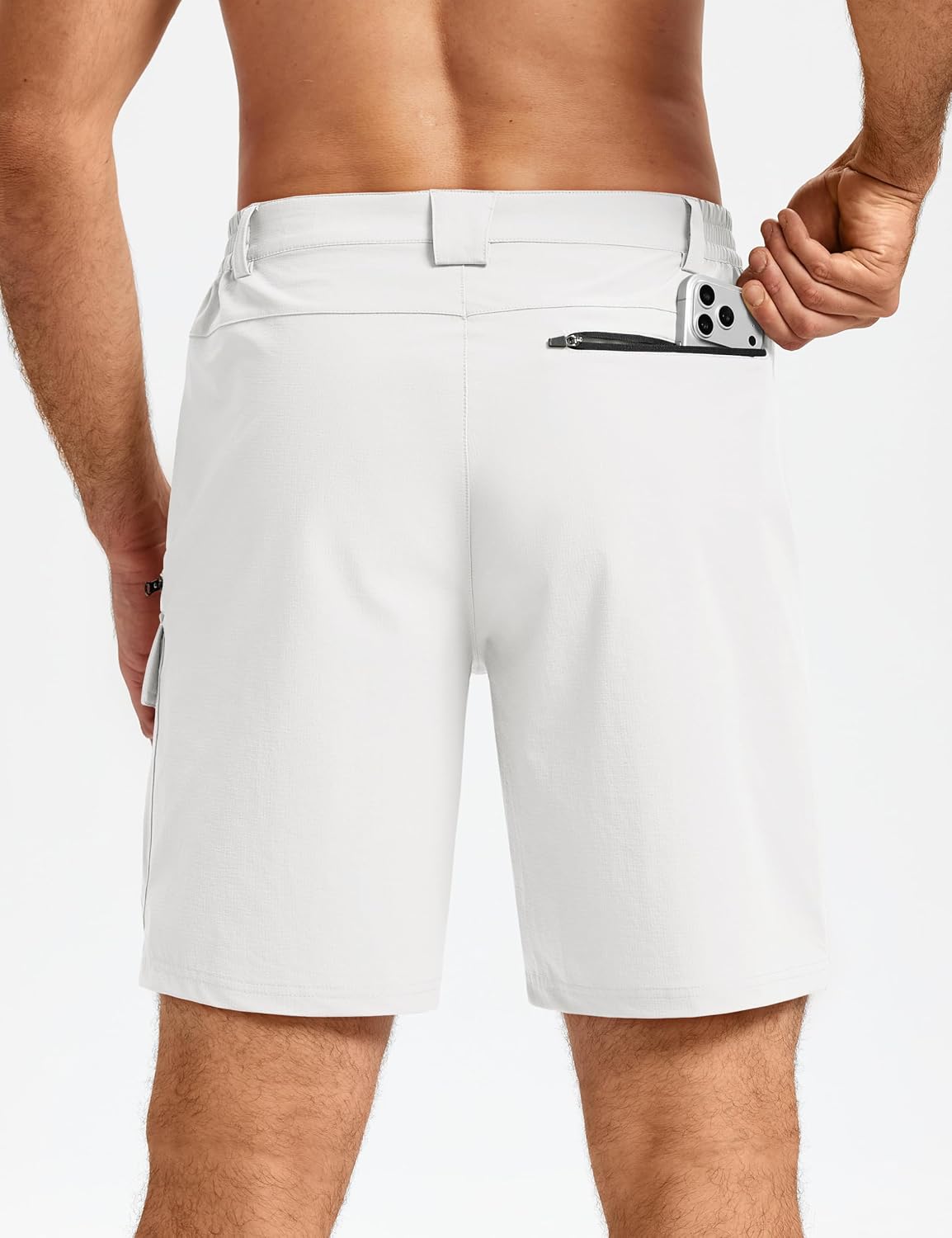 Detalle de TACVASEN Men's Cargo Shorts, 7-Inch/10-Inch, Quick-Dry Stretch Nylon
