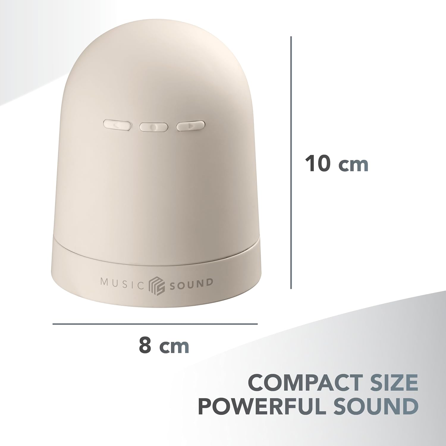 Detalle de Music Sound speaker Bluetooth Twist: altoparlante 360° orientabile, 5 W e autonomia fino a 10 ore