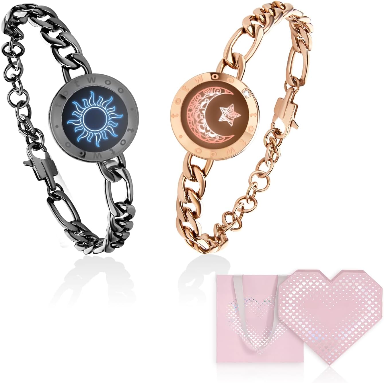 Thumbnail 5 de TOTWOO Long Distance Touch Bracelets 1-to-1 Pairing