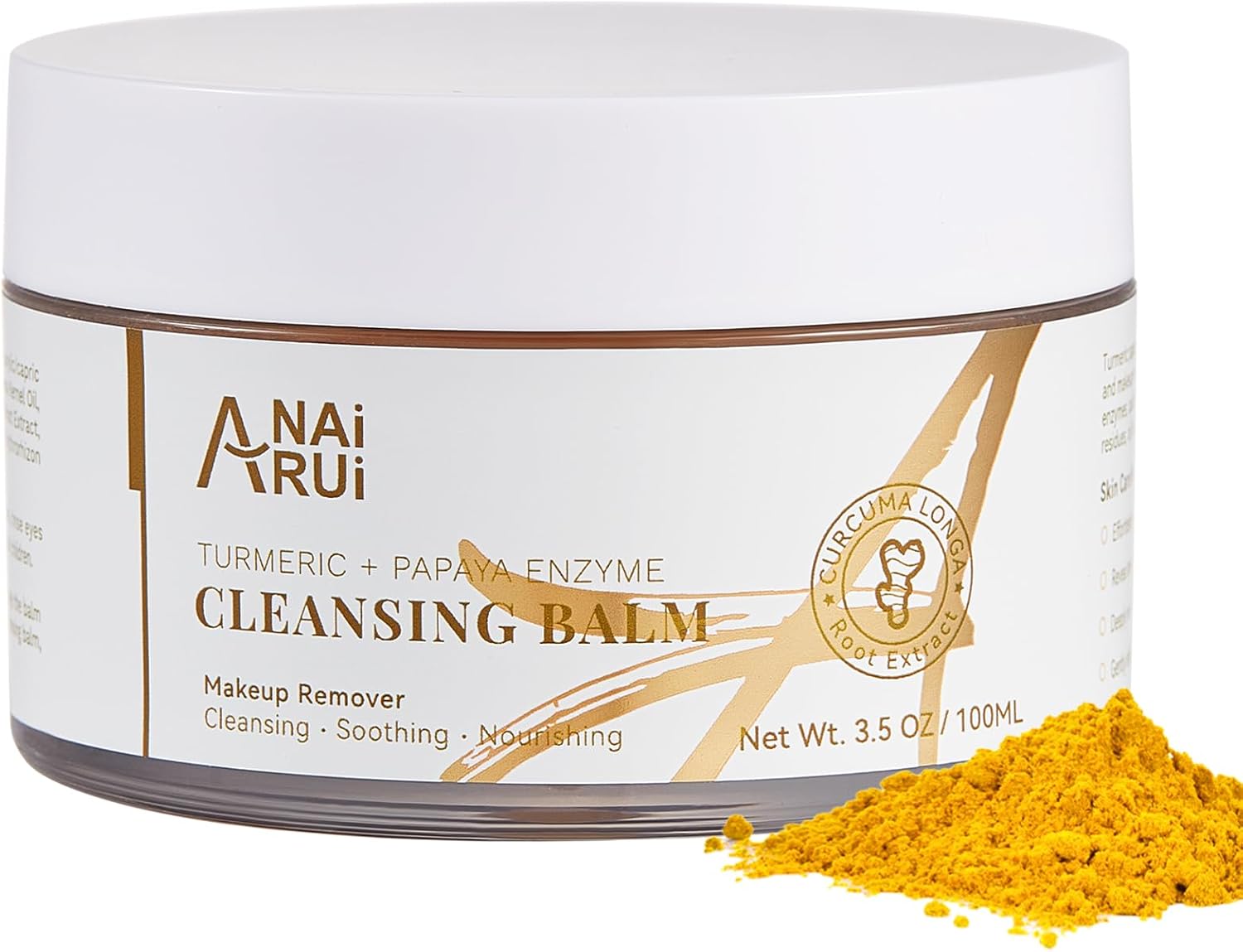 Imagen de ANAiRui balsamo detergente con papaya e curcuma per viso: struccante, peeling delicato e pelle più liscia en OfertitasTOP