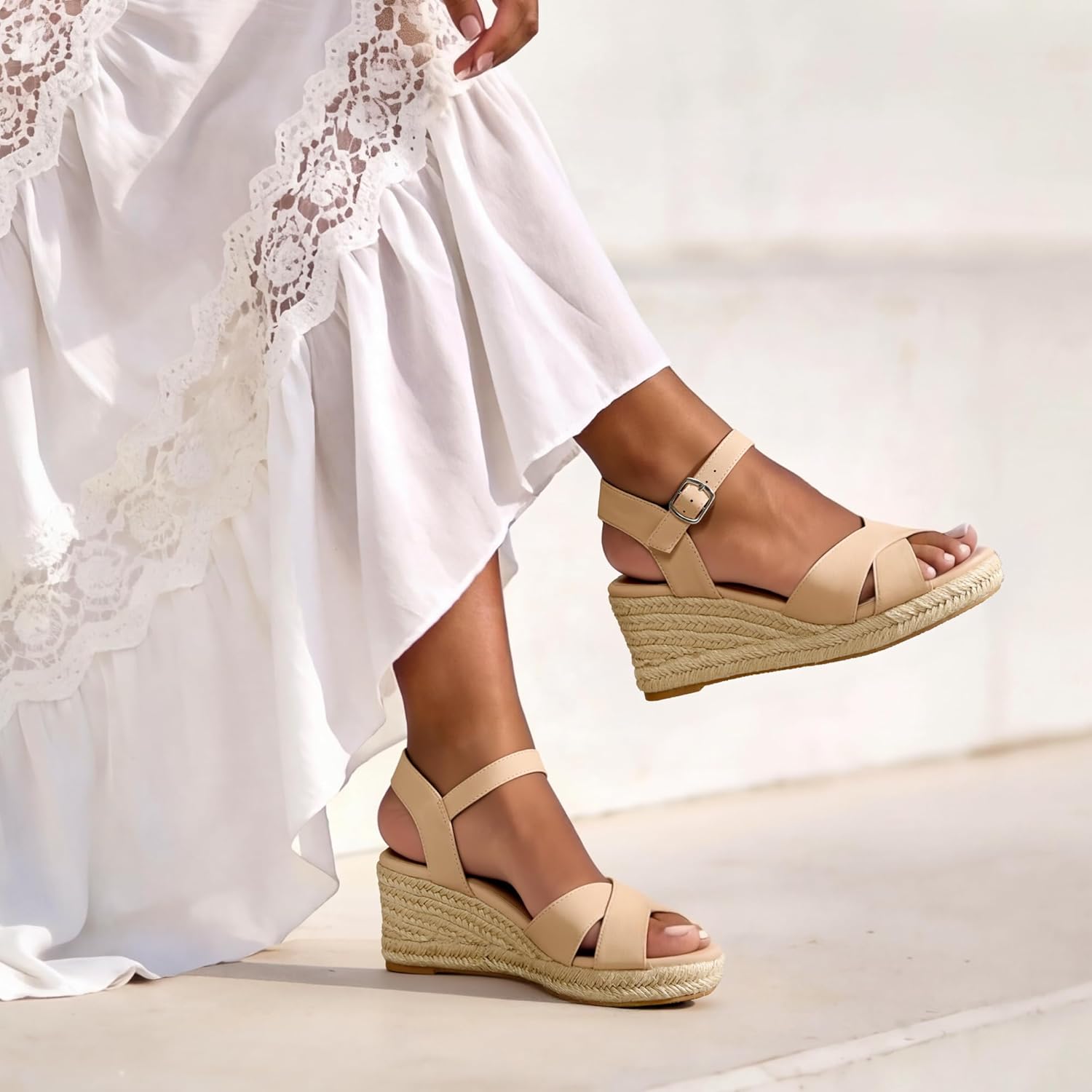 Thumbnail 2 de DREAM PAIRS Espadrille Dressy Wedge Sandals — Comfortable Summer Platform Sandals for Women